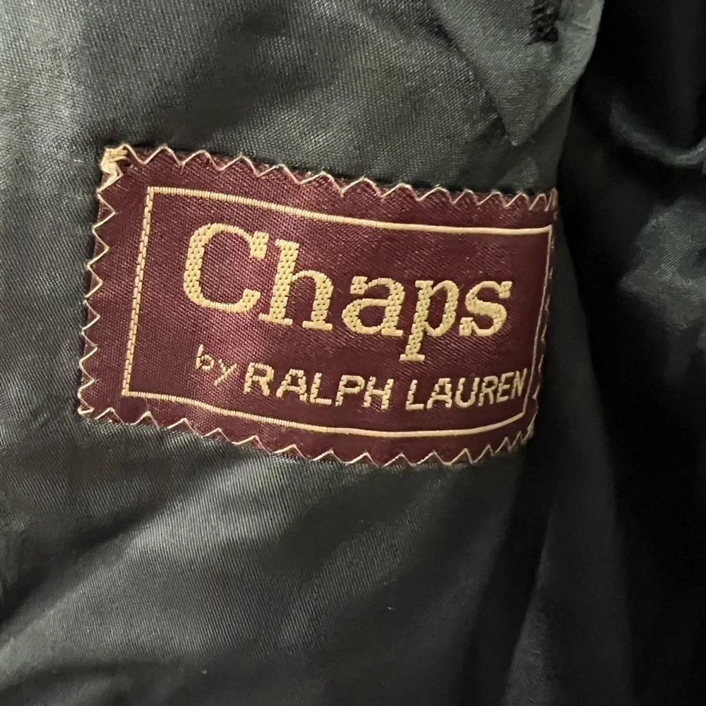 Chap Ralph Lauren navy blue suit jacket coat L